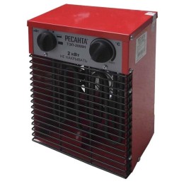 Тепловые пушки Ресанта ТЭП-2000Н 67/1/17 Тепловая электрическая пушка { 2000/1000 Вт, 220/230 В, 3.2 кг }